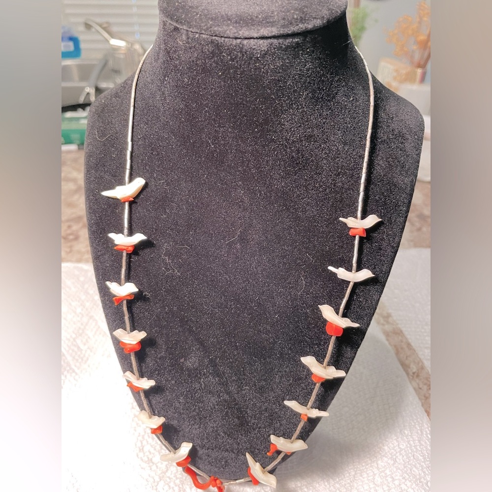 Vintage Native American Fetish Necklace